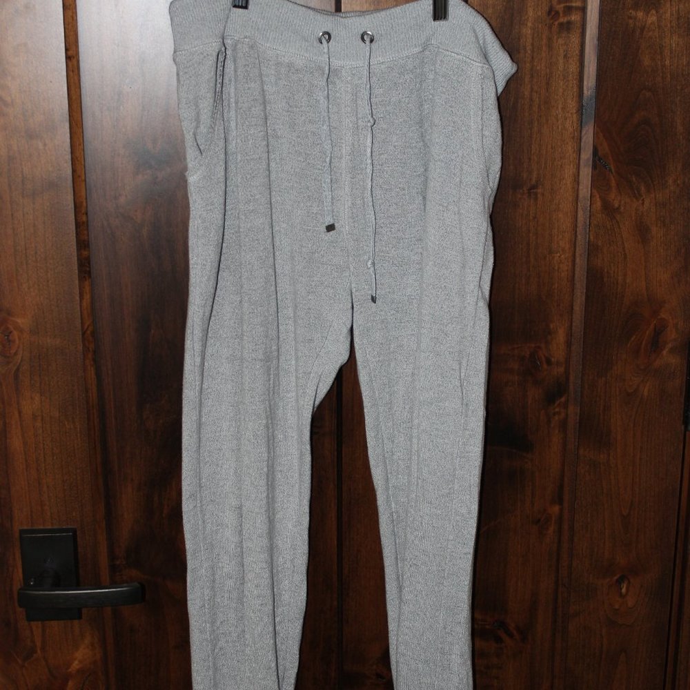 gray joggers